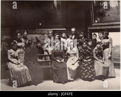 Carl Curman - Femmes étudiants en arts de l'Académie Royale des Beaux-arts, Stockholm, Suède Banque D'Images