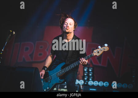 21-07-2013 en live sur la scène du festival Hellfest 2017 à Clisson (photo de Alessandro Bosio / Pacific Press) Banque D'Images