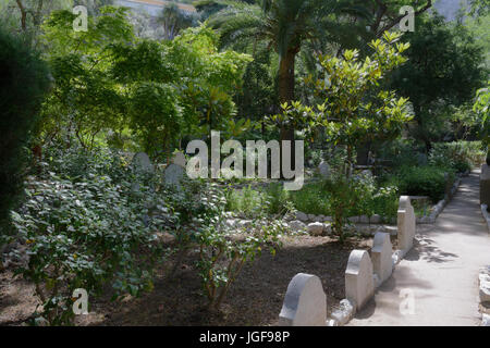 Le cimetière de Trafalgar à Gibraltar, où certains des marins ayant péri après la bataille de Trafalgar sont enterrés Banque D'Images