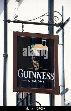 Projet de Guinness Sign Banque D'Images