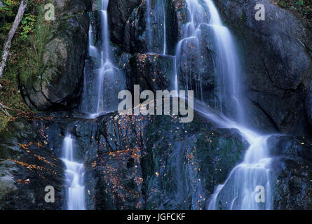 Moss Glen Falls, Green Mountain National Forest, Vermont Banque D'Images