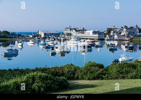 Wychmere, Port de Harwich Port, Cape Cod, Massachusetts, USA. Banque D'Images