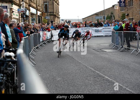 Skipton, UK. 5e juillet, 2017. Skipton Mens Elite Race Cycle Mercredi, 05 juillet 2017 : Crédit Les Wagstaff/Alamy Live News Banque D'Images