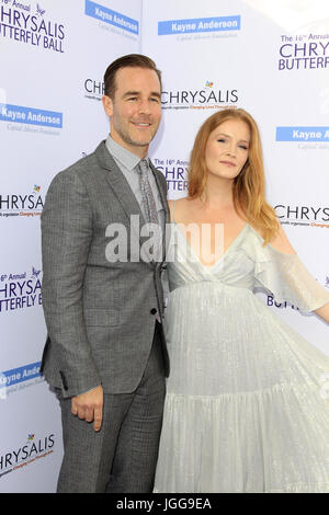 3 juin 2017 - Los Angeles, CA, USA - LOS ANGELES - Oct 3 : James Van Der Beek, Kimberly Brook à la 16e Conférence annuelle de Chrysalis Butterfly Ball au domaine privé le 3 juin 2017 à Los Angeles, CA (crédit Image : © Kay Blake via Zuma sur le fil) Banque D'Images