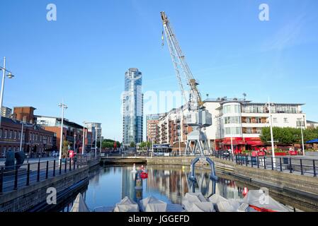 Gunwharf Quays Portsmouth Hampshire UK Banque D'Images