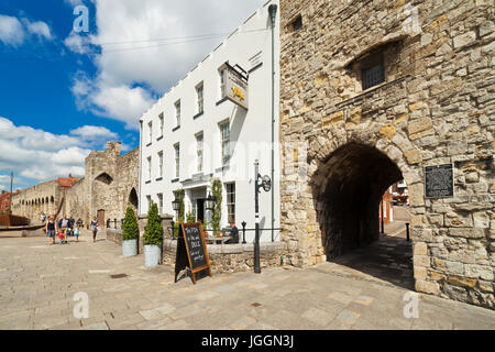 Westgate, dans l'ouest de l'Esplanade, Westgate, Southampton. Banque D'Images