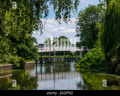 Pont Whitchurch, Whitchurch-on-Thames, Oxfordshire/Berkshire en Angleterre Banque D'Images