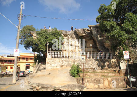 Grotte Sao Thome, 2016, Centre, ville, São Tomé das Letras, Minas Gerais, Brésil. Banque D'Images