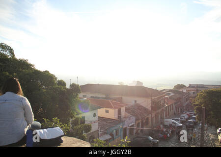 Cityscape, caverne Sao Thome, 2016, Centre, ville, São Tomé Das Letras, Minas Gerais, Brésil. Banque D'Images