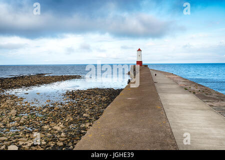 Le phare à Berwick-on-Tweed dans Northuberland Banque D'Images