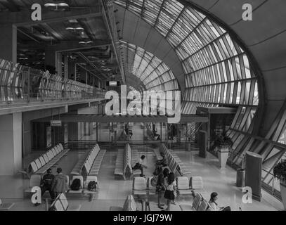 BANGKOK, THAÏLANDE - 31 juil., 2015. Avis de terminal de départ à l'aéroport de Suvarnabhumi, à Bangkok. L'aéroport de Suvarnabhumi est l'un des deux airpor Banque D'Images