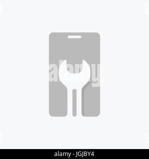 La technologie de la Téléphonie Mobile Business Design Symbole Illustration de Vecteur