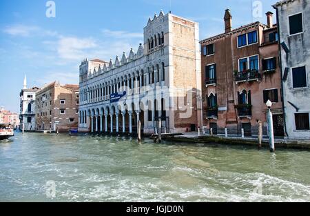 Venezia, Veneto Italia. Fontego dei Turchi Fondaco dei Turchi ou le siège de 'Museo di Storia Naturale', Musée d'Histoire Naturelle de Venise dans la Venet Banque D'Images