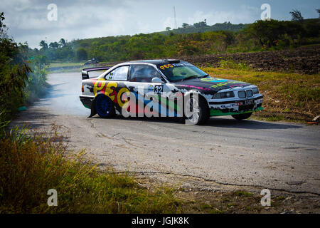 Rallye Sol Jour 2 La Barbade Banque D'Images