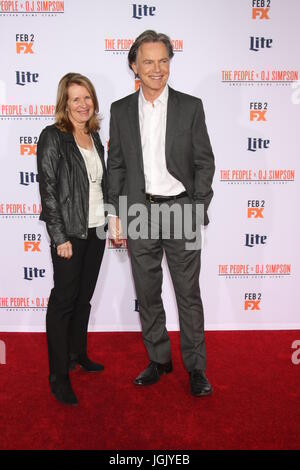 Westwood, CA, USA. 27 Jan, 2016. LOS ANGELES - jan 27 : Bruce Greenwood à l'American Crime Story - le peuple C. O.J. Simpson en première mondiale au Théâtre du Village Le 27 janvier 2016 à Westwood, CA Crédit : Kay Blake/ZUMA/Alamy Fil Live News Banque D'Images