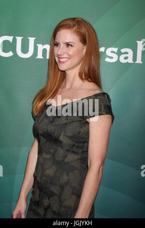 Pasadena, CA, USA. 14 Jan, 2016. LOS ANGELES - jan 14 : Sarah Rafferty lors de la journée presse TCA Câble NBCUniversal Hiver 2016 à l'hôtel Langham Huntington Hotel le 14 janvier 2016 à Pasadena, CA Crédit : Kay Blake/ZUMA/Alamy Fil Live News Banque D'Images