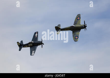 Cambridge, Royaume-Uni. 8 juillet 2017.Duxford Flying Legends show aérien. Credit : Julian Elliott/Alamy Live News Banque D'Images