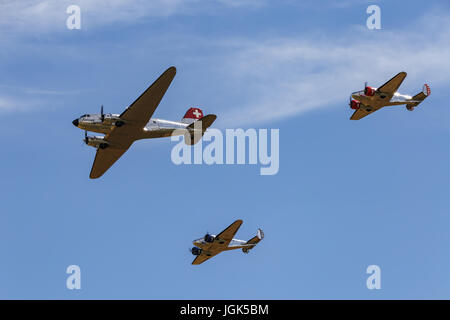 Cambridge, Royaume-Uni. 8 juillet 2017.Duxford Flying Legends show aérien. Credit : Julian Elliott/Alamy Live News Banque D'Images