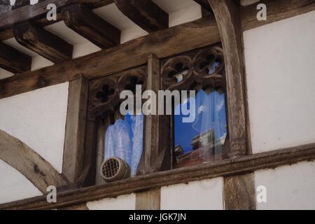 La Chambre qui a proposé, l'édifice Tudor, 1430. Exeter, Devon, Royaume-Uni. Juillet 2017. Banque D'Images