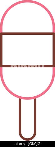 Icône de la palette congelé délicieux vector illustration design Illustration de Vecteur