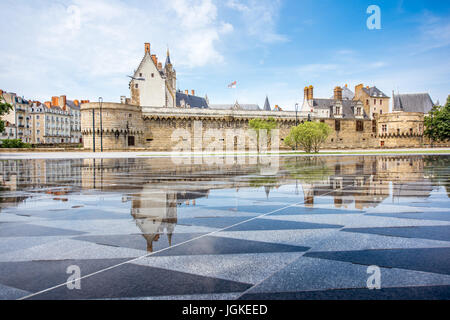 La ville de Nantes en France Banque D'Images