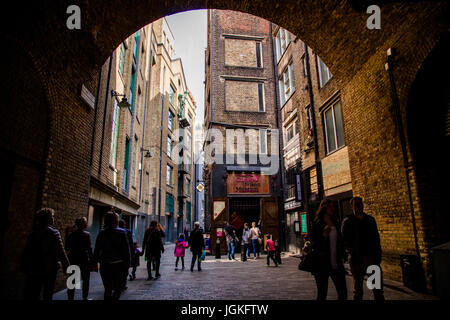 Londres, Royaume-Uni - 08 avril, 2015 : Musée de la prison Clink. Le musée est sur le site de l'infâme prison de Southwark connu comme le tintement, dont d'autres pris Banque D'Images