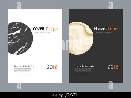 Couvre la conception minimale définie, modèle à la mode d'inspiration pour votre conception de brochure, rapport annuel, dépliant, magazine, affiche, présentation de la société. Illustration de Vecteur