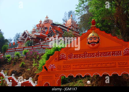 Maruti Temple à Panjim, Goa, dédié à l'Hindou Hanuman le Dieu Singe Banque D'Images