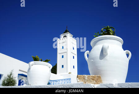 Sidi Bou Saïd, Tunisie Banque D'Images