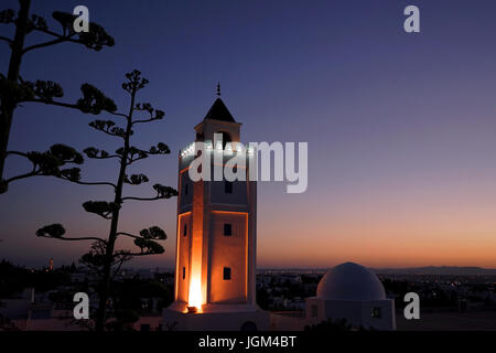 Sidi Bou Saïd, Tunisie Banque D'Images