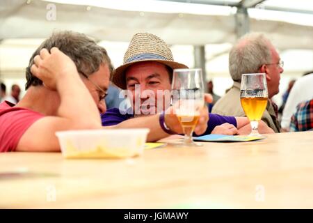 Fête de la bière au milieu de Stonehaven, 2017 Banque D'Images