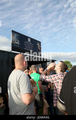 Fête de la bière au milieu de Stonehaven, 2017 Banque D'Images