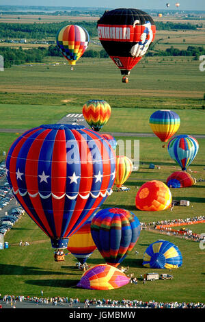 Sex de montgolfières à Albuquerque en 2012, Bain Ballon Festival à Albuquerque 2012 Banque D'Images