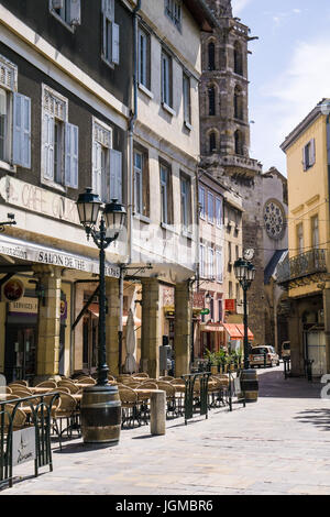 Le Centre de Limoux dans le sud ouest de la France Banque D'Images