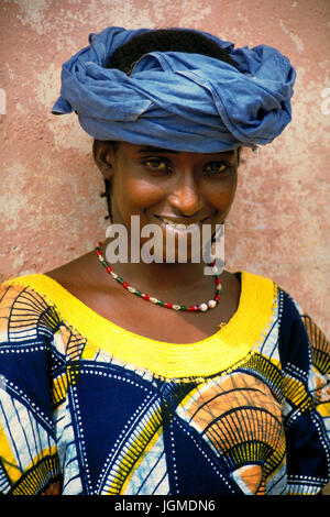 Femme du Mali, Frau aus Mali Banque D'Images