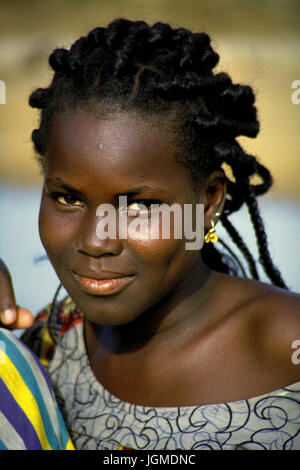 Femme du Mali, Frau aus Mali Banque D'Images