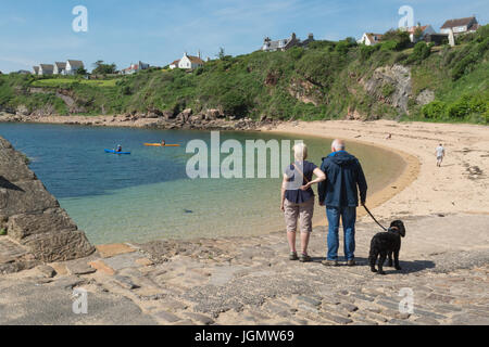 Crail Harbour beach, Crail, East Neuk de Fife, Scotland, UK Banque D'Images