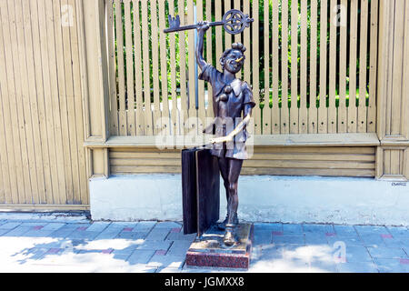 Statue en bronze de Pinocchio Banque D'Images