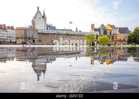 La ville de Nantes en France Banque D'Images