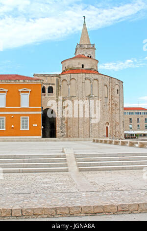 L'église de st. Donat à Zadar. Centre historique de Zadar. La Croatie. Dalmatie du Nord Banque D'Images