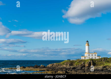 Turnberry, Scotland, UK - 4 août 2016 : Le vieux phare de Turnberry, qui fait maintenant partie de l'Atout luxe Turnberry Resort Hotel. Banque D'Images