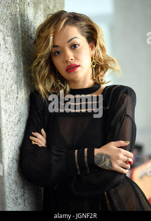 Berlin, Allemagne. 3 juillet, 2017. La chanteuse britannique Rita Ora, photographié à Berlin, Allemagne, 3 juillet 2017. Photo : Britta Pedersen/dpa-Zentralbild/dpa/Alamy Live News Banque D'Images