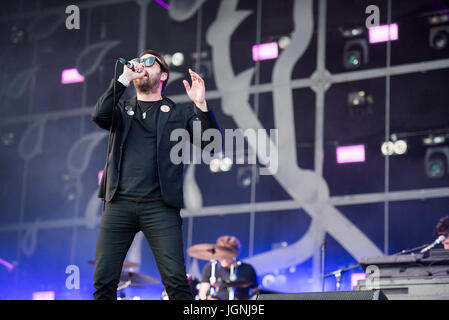 Glasgow, Royaume-Uni. 08 juillet, 2017. Kasabian titre jour 2 du Festival 2017 TRNSMT, Glasgow Green, Glasgowl 08/07/2017 Credit : Gary Mather/Alamy Live News Banque D'Images