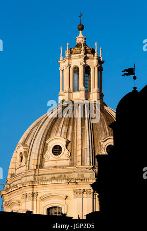 L'Église du Très Saint Nom de Marie au Forum de Trajan (Santissimo Nome di Maria al Foro traiano), Rome, Italie Banque D'Images