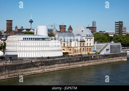 Musée du chocolat sur le Rhin, Cologne, Rhénanie du Nord-Westphalie, Allemagne Banque D'Images