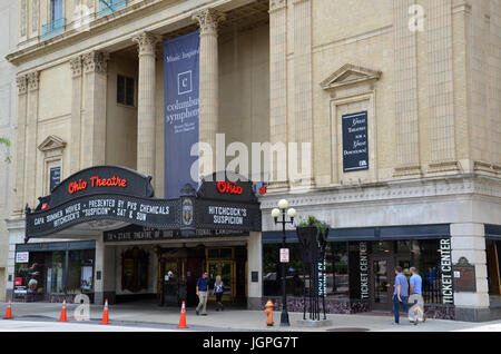 COLUMBUS, OH - le 28 juin : le théâtre de l'Ohio à Columbus, Ohio est illustré le 28 juin 2017. 1928 Le cinéma est un National Historic Landmark. Banque D'Images