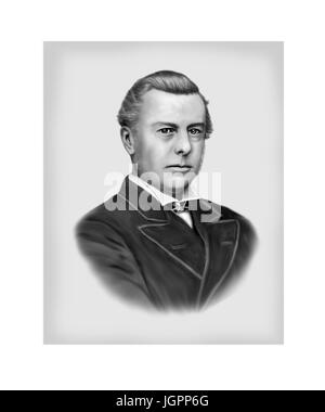 Joseph Chamberlain, 1836 - 1914, homme d'État britannique, homme politique Banque D'Images