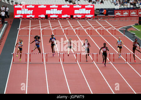 Londres, Royaume-Uni. 09 juillet 2017. Ligue de diamant de l'IAAF, jeux d'anniversaire, Queen Elizabeth Olympic Park, Stratford, London, UK. Crédit : Simon Balson/Alamy Live News Banque D'Images