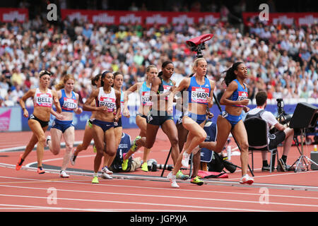 Londres, Royaume-Uni. 09 juillet 2017. Ligue de diamant de l'IAAF, jeux d'anniversaire, Queen Elizabeth Olympic Park, Stratford, London, UK. Crédit : Simon Balson/Alamy Live News Banque D'Images