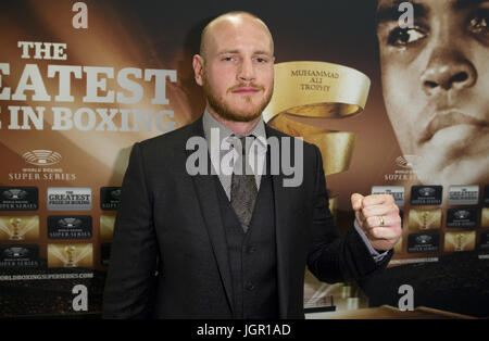 Monaco, Monaco. 08 juillet, 2017. Monaco, Monte Carlo - Juillet 08, 2017 Super Série mondiale de boxe : Projet de Gala et tirer pour le trophée avec Muhammad Ali George Groves | Verwendung weltweit Credit : dpa/Alamy Live News Banque D'Images